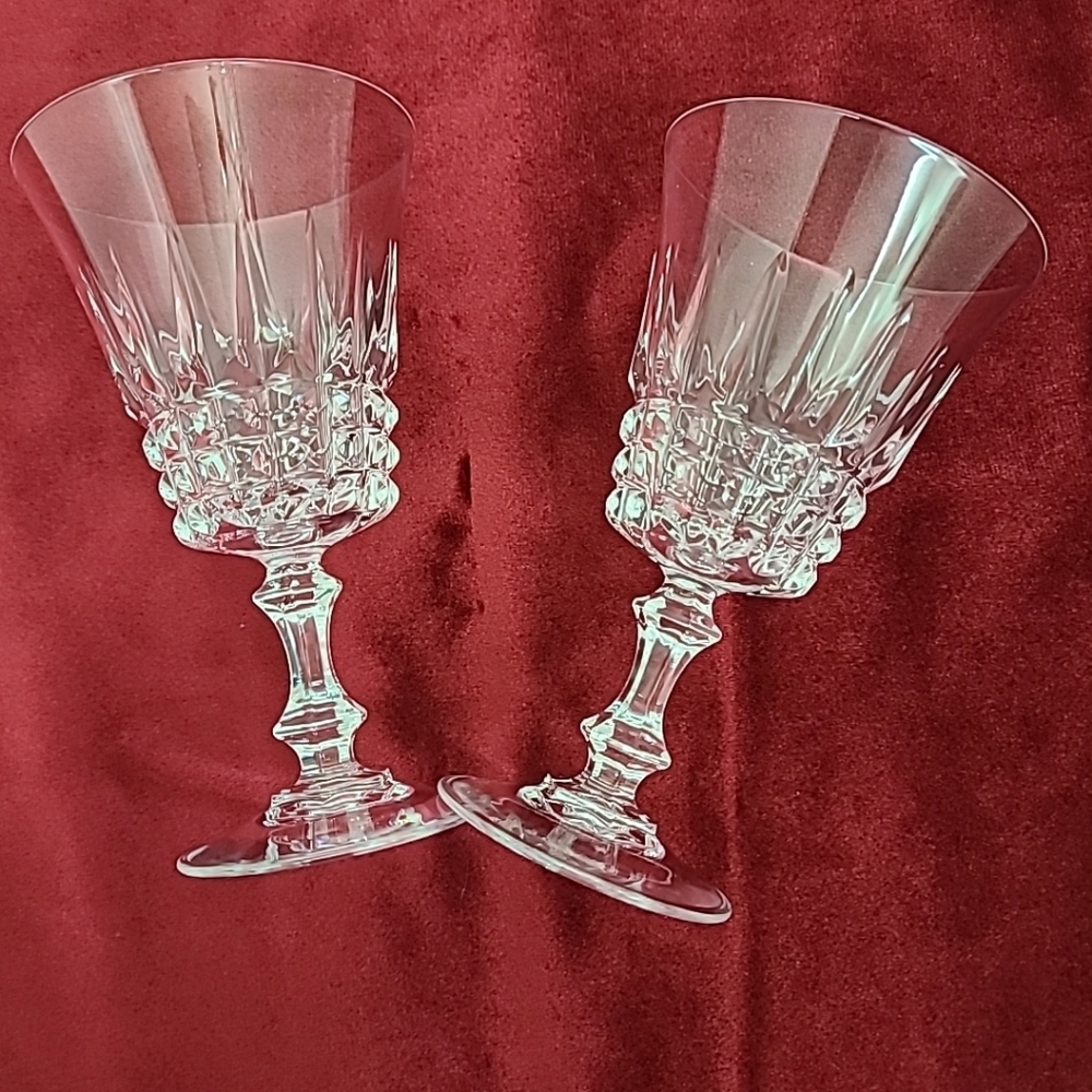 Dalton 24%French Lead Crystal Wine Glasses Set Of 2